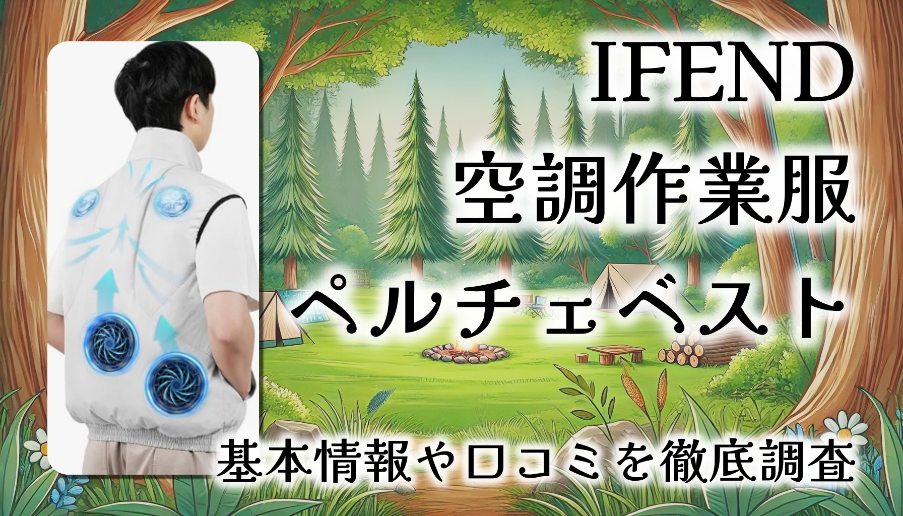 【-18℃の衝撃冷却！】IFEND 空調作業服ペルチェベストで猛暑を乗り切る最強ウェアとは？【レビュー口コミまとめ】