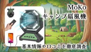 MoKo キャンプ扇風機 レビュー：夏のアウトドアに最強の相棒現る！【口コミまとめ】
