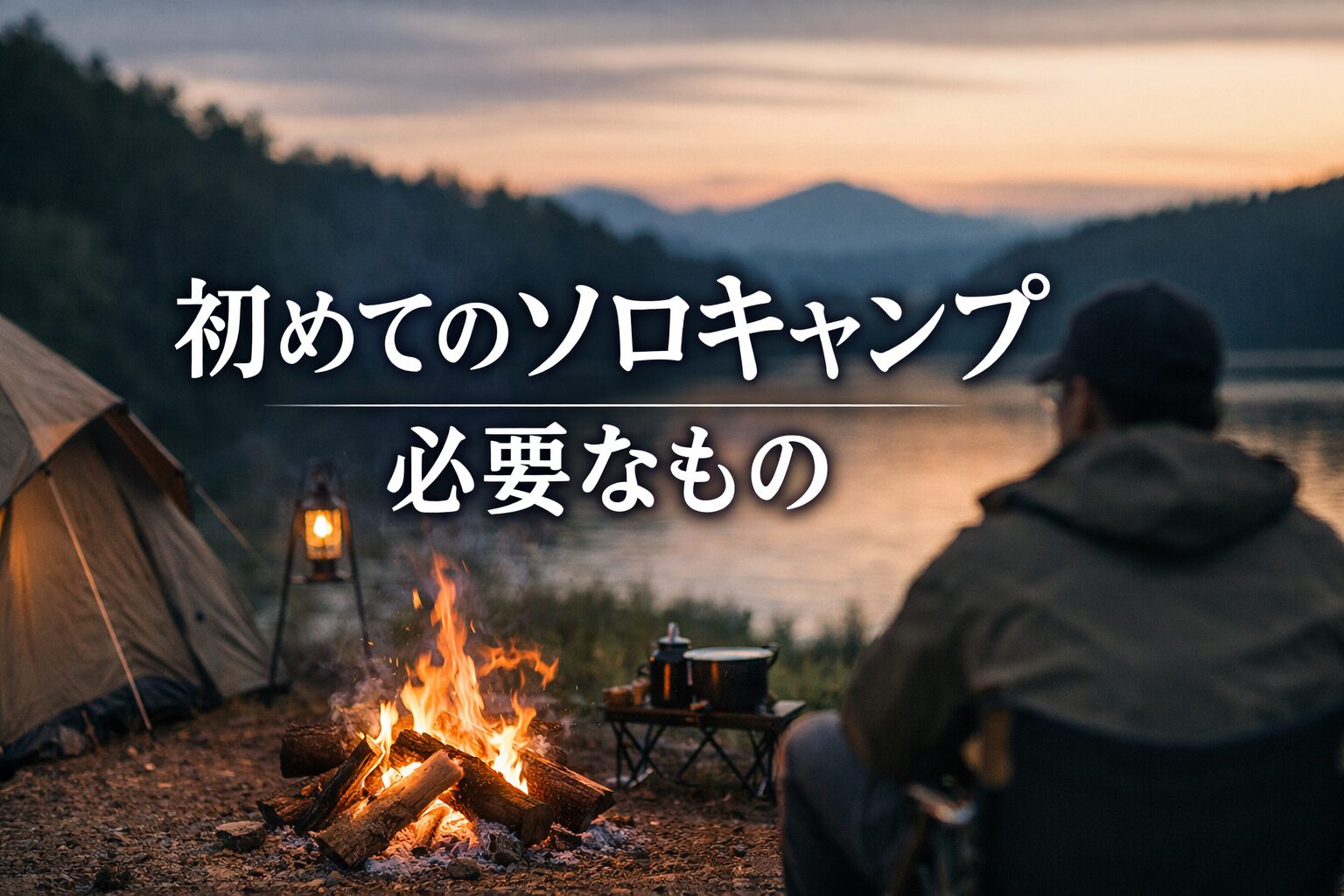 初めてのソロキャンプに必要なもの｜最低限で失敗しない持ち物と予算の話